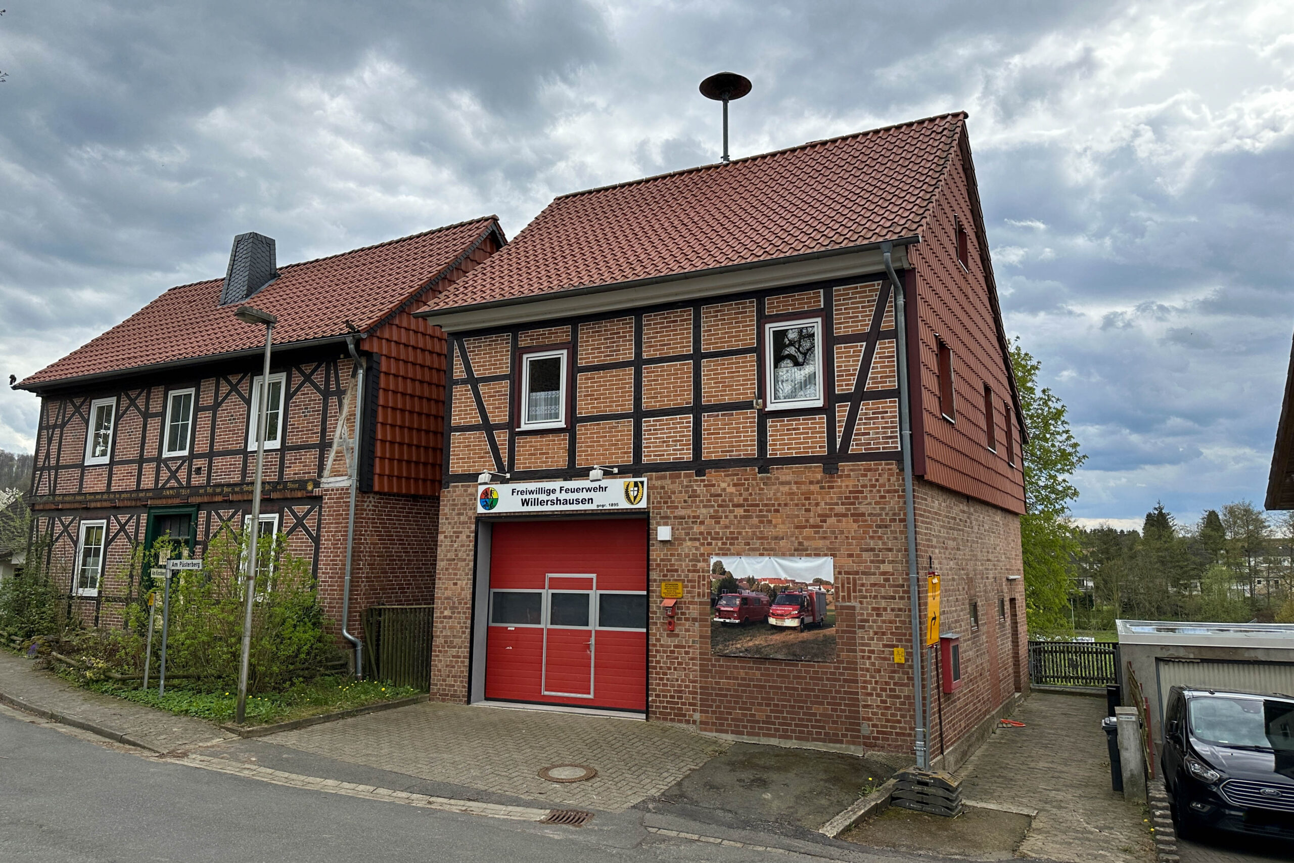 Das Feuerwehrhaus der Ortsfeuerwehr Willershausen.